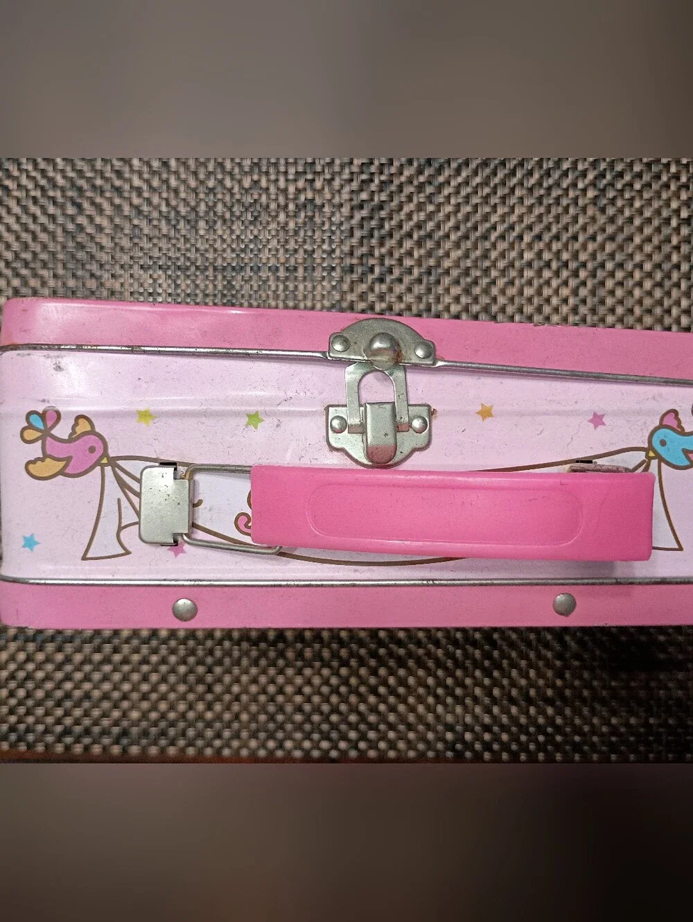 Hello Kitty Pink Balloon Tin with Multi-Color Accents